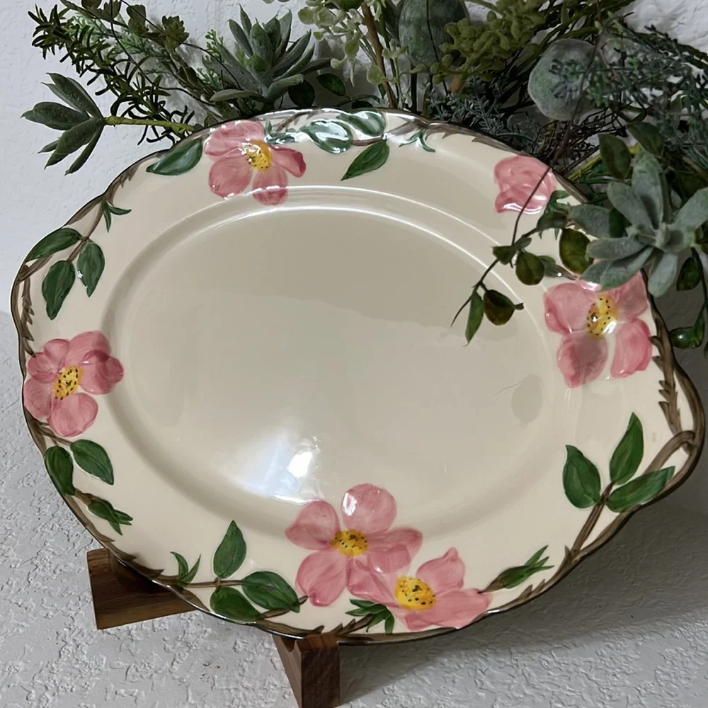 Franciscan Desert Rose 14” Oval Serving Platter Pre-Owned - Picture 2 of 6